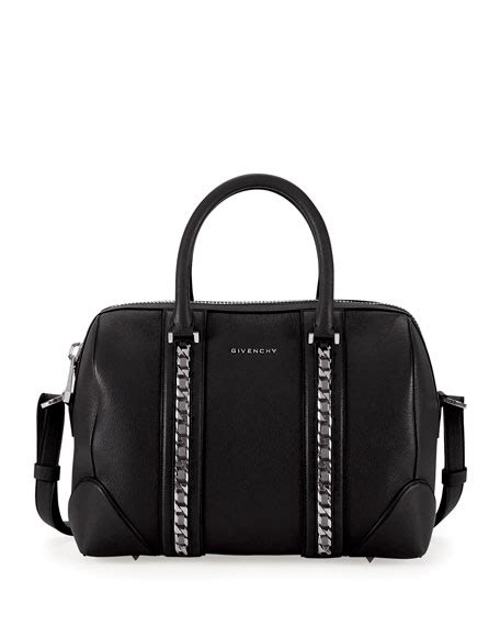 Givenchy Lucrezia Medium Chain Animation Satchel Bag, Black.